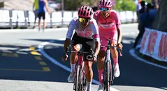 Así quedó Richard Carapaz en la general del Giro de Italia tras la etapa 20