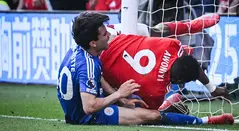 Taiwo Awoniyi, jugador lesionado en Premier League