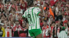 Polémica celebración de Alfredo Morelos frente a Santa Fe 