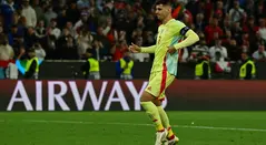 Álvaro Morata con la selección de España