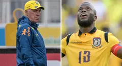 Carlo Ancelotti y Enner Valencia