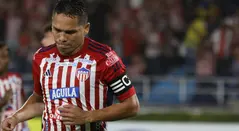 Carlos Bacca con Junior
