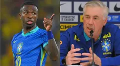 Vinícius no se guardó nada tras el debut de Ancelotti con Brasil
