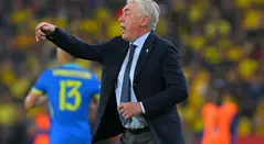 Carlo Ancelotti entrenador de la selección de Brasil