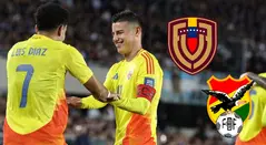 Colombia clasificaría al Mundial perdiendo ante Bolivia y Venezuela