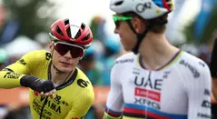 Jonas Vingegaard y Tadej Pogacar