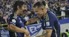 Daniel Mantilla y Leo Castro con Millonarios