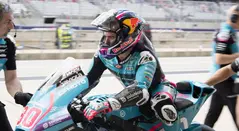 Fuerte caída de David Alonso en el GP de Países Bajos en Moto2