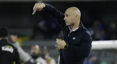David González, técnico de Millonarios vs Santa Fe