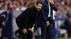 Diego Simeone, entrenador de Atlético de Madrid