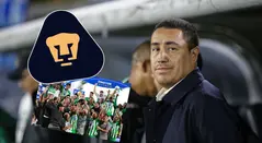 Efraín Juárez, técnico de Pumas