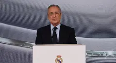 Florentino Pérez, presidente de Real Madrid