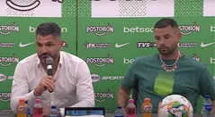 Javier Gandolfi y Edwin Cardona en Nacional