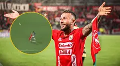 Gol de Duván Vergara en cuadrangulares de la Liga Betplay 2025-1: América vs Junior