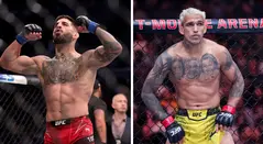 Ilia Topuria y Charles Oliveira, deportistas de la UFC