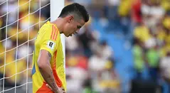 James Rodríguez con la selección Colombia