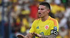 James Rodríguez, capitán de la Selección Colombia en la Eliminatoria