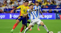James recibe duras criticas desde Europa por su pelea con Messi