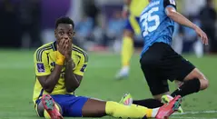 Jhon Jáder Durán con el Al Nassr de Arabia Saudita