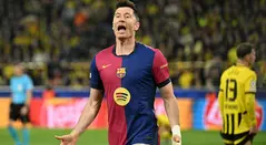 Lewandowski habló de su futuro en Barcelona