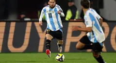 Lionel Messi con la selección de Argentina