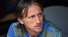 Luka Modric con el Real Madrid