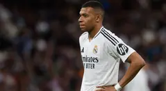 Kylian Mbappé con el Real Madrid