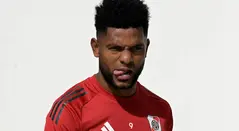 Miguel Ángel Borja con River Plate en el Mundial de Clubes