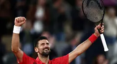 Novak Djokovic en el Roland Garros