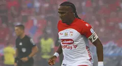 Hugo Rodallega con Independiente Santa Fe