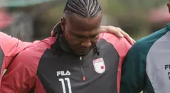 Santa Fe se prepara para la primera final del fútbol colombiano 