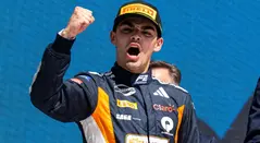 Sebastián Montoya brilla en el GP de Austria en la F2