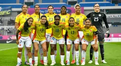 Selección Colombia Femenina en un amistoso en 2025