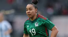 Charlyn Corral con la selección de México