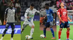 Junior, Once Caldas, Millonarios e Independiente Medellín