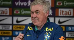 Carlo Ancelotti con Brasil