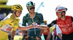 Tadej Pogacar, Jonathan Milan y Kévin Vauqelin - Tour de Francia