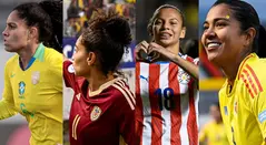 Brasil, Venezuela, Paraguay y Colombia - Copa América Femenina