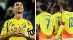 Cristiano Ronaldo pidió jugador de la Selección Colombia para Al Nassr