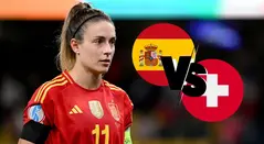 España vs Suiza, Eurocopa Femenina