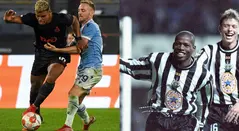 Faustino Anjorin y Faustino Asprilla