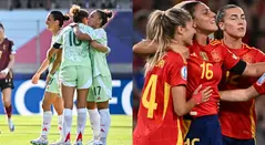 Italia vs España Eurocopa Femenina