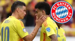 Luis Díaz reveló si habló con James antes de llegar al Bayern