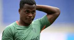 Jhon Arias con Fluminense en el Mundial de Clubes de la FIFA