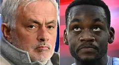 José Mourinho y Jhon Jader Durán