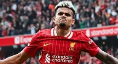 Luis Díaz en el Liverpool