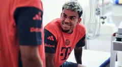 Luis Díaz presentado en el Bayern