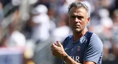 Luis Enrique con el PSG
