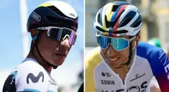 Nairo Quintana y Egan Bernal