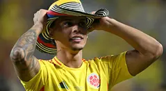 Richard Ríos con la selección Colombia